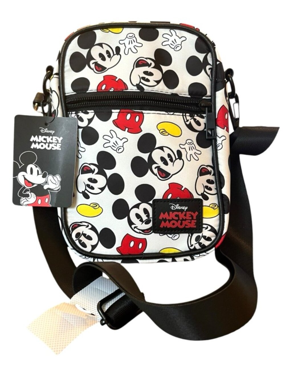 Disney Mickey Mouse Cell Phone Crossbody Bag AOP Pouch Purse Bioworld NWT